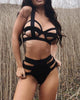 Sexy Bandage Hollow Out Lingerie Set