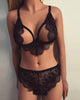 Guipure Lace Cutout Lingerie Set