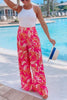 Print Wide Leg Pants