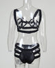Sexy Bandage Hollow Out Lingerie Set