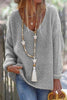 V Neck Loose Sweater