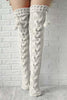 Pom Pom Over The Knee Stockings