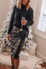 Sequin Pencil Skirt