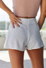 White Knot Waist Shorts