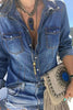 Retro Western Denim Shirt