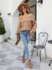 Sexy Knitted Pullover Loose Off-the-shoulder Sweater