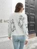 Women's Round Neck Animal Motifs Knitting Sweater