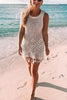 Fringe Tassels Crochet Tunic Cover Dress