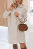 Turndown Collar Woolen Coat