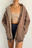 Pockets Loose Hoodie Coat