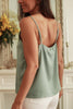 Satin Button Lace Cami