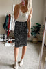 Sequin Pencil Skirt