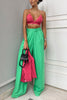 Pockets Wide Leg Pants