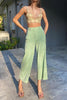 Pockets Wide Leg Pants