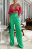 Pockets Wide Leg Pants