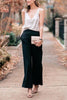 Pockets Wide Leg Pants