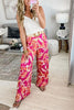 Print Wide Leg Pants