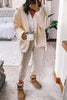 Hooded Open Front Lamb Wool Teddy Coat
