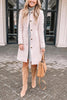 Turndown Collar Woolen Coat