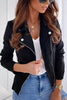 Zipper Lapel Slim Jackets