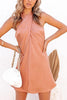 Halter Neck Sleeveless Mini Dress