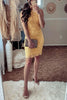 Halter Neck Lace Bodycon Dress