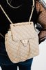 Quilted Convertible Backpack
