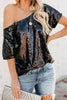 Sequin Dew Shoulder Blouse
