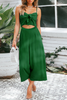 Knot Strapless Wide Leg Jumpsuit
