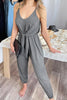 Tie Waist Slip Jumpsuits