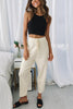 Solid Knit Drawstring Pants