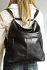 Leather Convertible Backpack