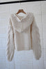 Knit Loose Hoodie Cardigan