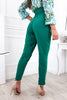 Button High Waist Trouser Pants