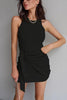 Knot Sleeveless Bodycon Mini Dress