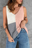 Color Block Sweater Tank