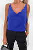 Scalloped V Neck Tank Top