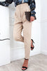 Button High Waist Trouser Pants