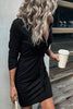 Retro Zipper Lounge Hoodie Dress