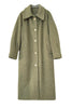 Turndown Collar Woolen Coat