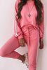 Stripe Long Sleeve T Shirt Pants Set