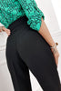 Button High Waist Trouser Pants