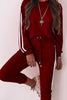 Stripe Long Sleeve T Shirt Pants Set