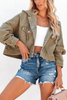 Short But Sweet Crop Hooded Jacket