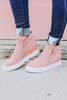 Side Zipper Wedge Sneaker