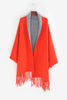 Tassles Color Block Shawl