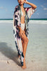 Tie Dye Bat Kimono Cover Up