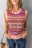Knit Rainbow Tank Sweater