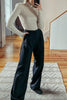 Pockets Wide Leg Pants