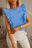 Ruffles Sleeveless T Shirt
